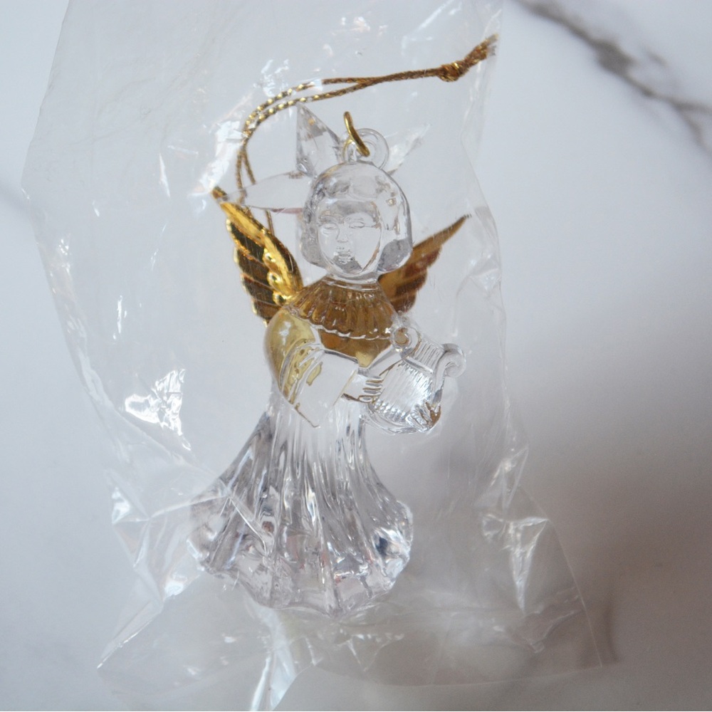 Vintage Traditions Glass Angel Ornament Set of Three